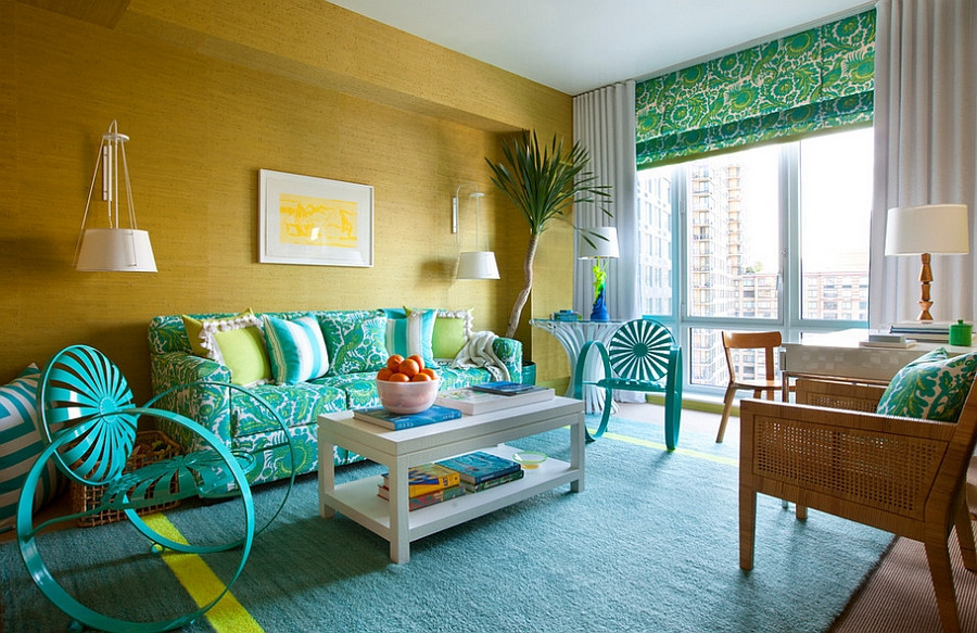 Yellow Living Room Ideas
 